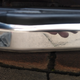 Polished chrome trim